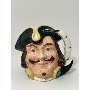 Royal Doulton Captain Henry Morgan Toby Jug D6469 Small Vintage Ceramic
